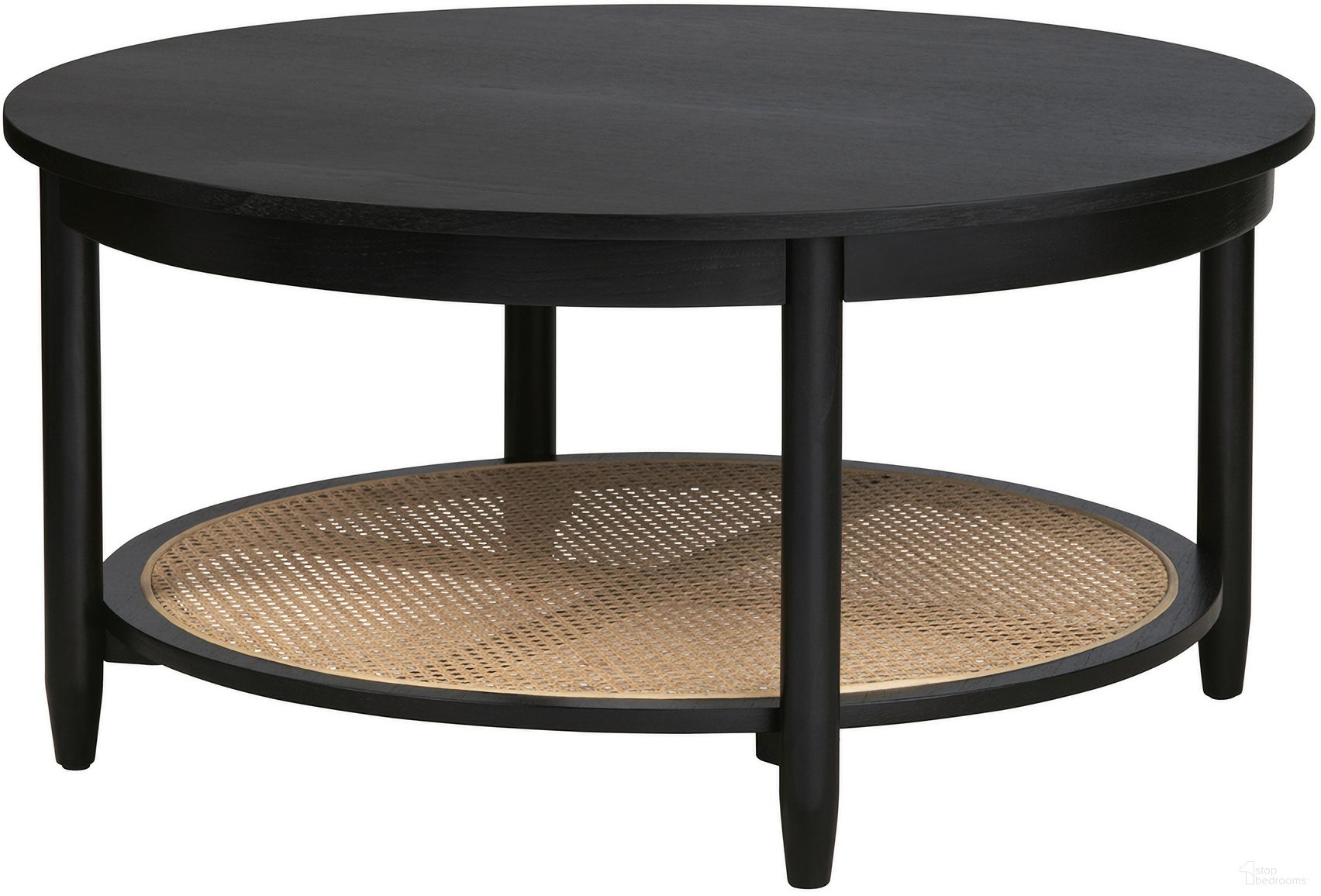 The appearance of Port Royal Cocktail Table In Black and Tan designed by Crestview Collection in the transitional interior design. This black/tan piece of furniture was selected by 1StopBedrooms from to add a touch of cosiness and style into your home. Sku: CVFDR1037. Material: Solid Wood.