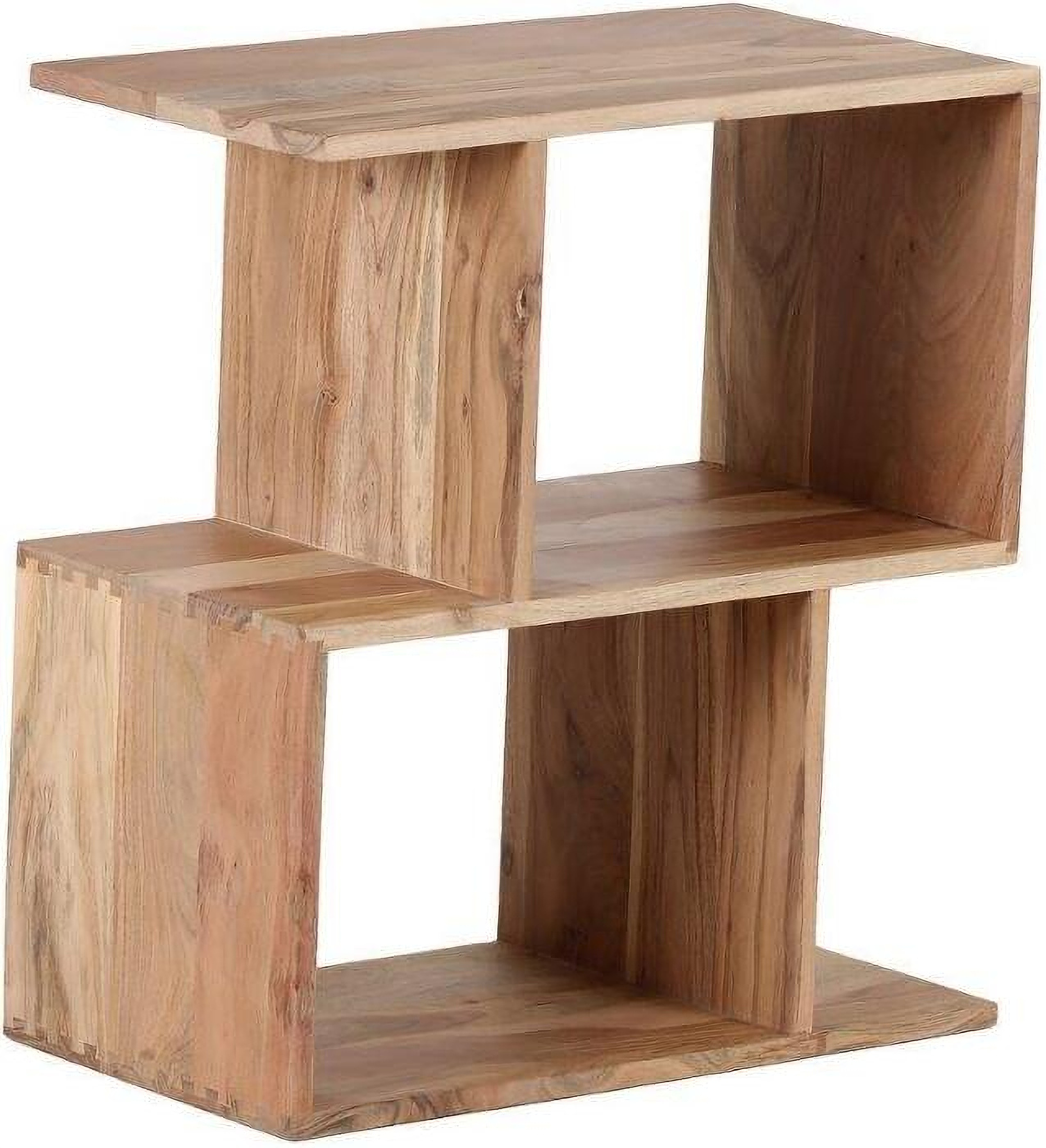 Porter Designs Portola Solid Acacia Wood Bookcase In Natural 10