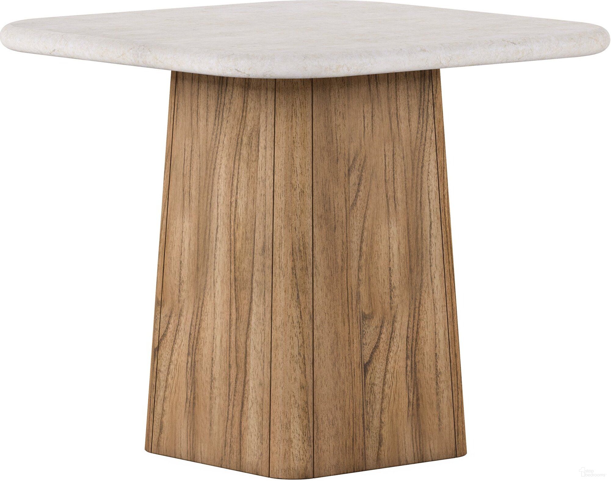 The appearance of Portico Accent Table In Brown designed by A.R.T. in the modern / contemporary interior design. This brown piece of furniture  was selected by 1StopBedrooms from Portico Collection to add a touch of cosiness and style into your home. Sku: 323308-3335. Material: Parawood.