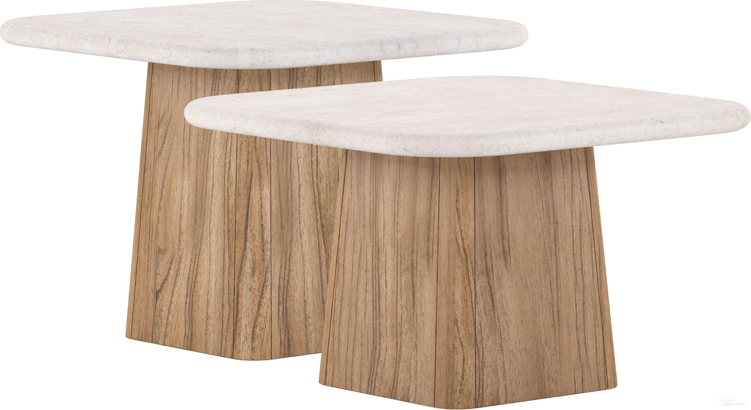 The appearance of Portico Bunching Tables In Brown designed by A.R.T. in the modern / contemporary interior design. This brown piece of furniture  was selected by 1StopBedrooms from Portico Collection to add a touch of cosiness and style into your home. Sku: 323316-3335. Material: Parawood.