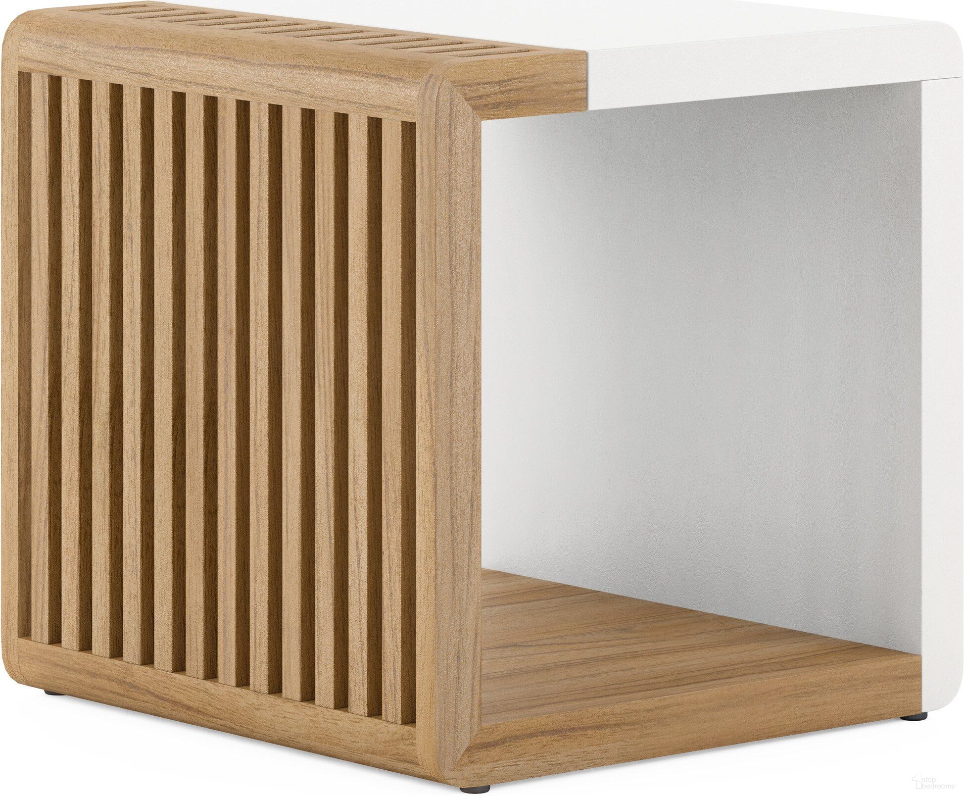 The appearance of Portico End Table In Brown designed by A.R.T. in the modern / contemporary interior design. This brown piece of furniture  was selected by 1StopBedrooms from Portico Collection to add a touch of cosiness and style into your home. Sku: 323303-3351. Material: Parawood.