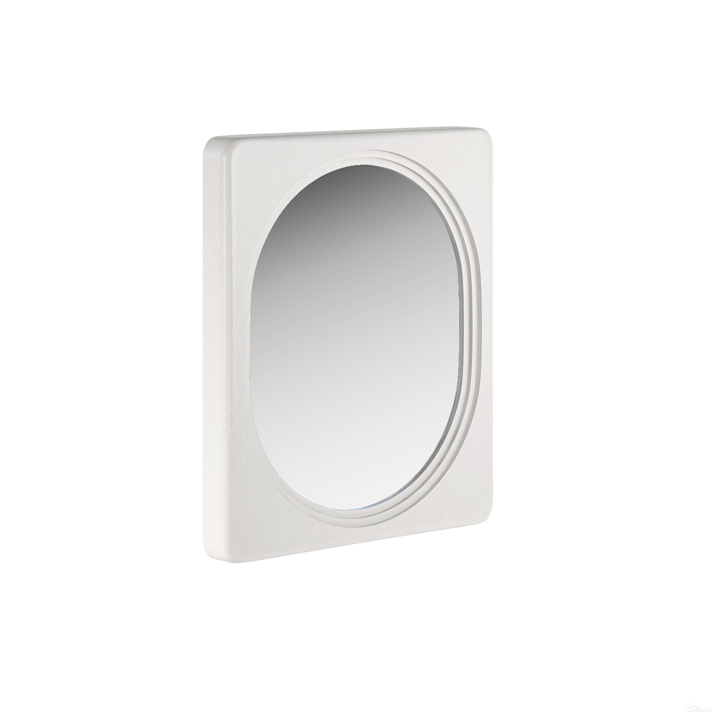 The appearance of Portico Landscape Mirror In White designed by A.R.T. in the modern / contemporary interior design. This white piece of furniture was selected by 1StopBedrooms from Portico Collection to add a touch of cosiness and style into your home. Sku: 323120-3317. Material: Parawood.