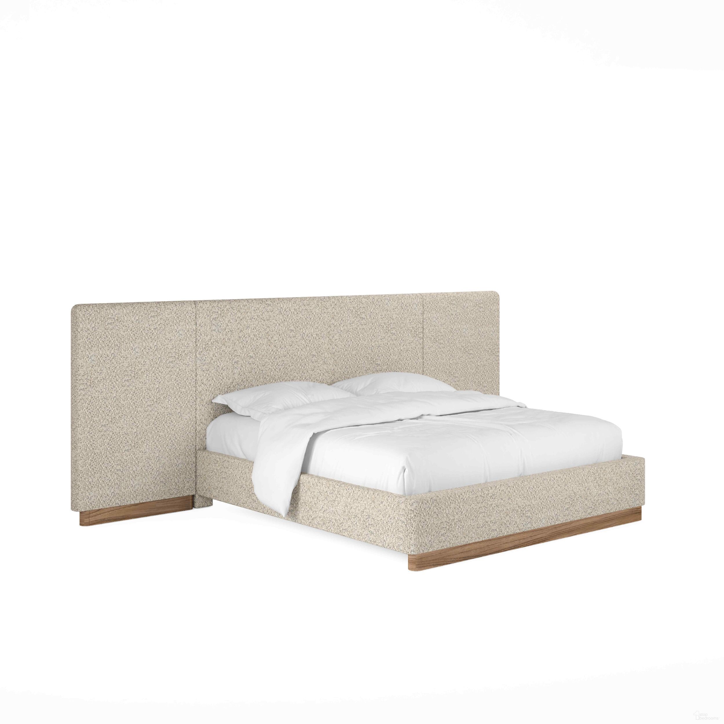 The appearance of Portico Queen Upholstered Bed with End Panel In Brown designed by A.R.T. in the modern / contemporary interior design. This brown piece of furniture was selected by 1StopBedrooms from Portico Collection to add a touch of cosiness and style into your home. Sku: 323125-3335HB;323125-3335FB;323125-3335RS;323125-3335EP. Bed Size: Queen. Material: Parawood. Bed Type: Upholstered Bed.