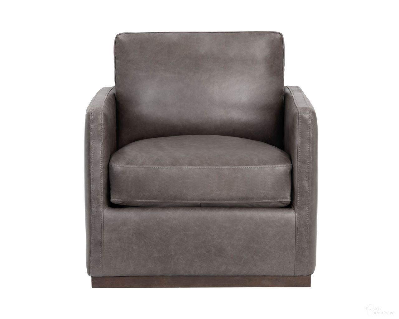 Portman Swivel Lounge Chair In Marseille Concrete