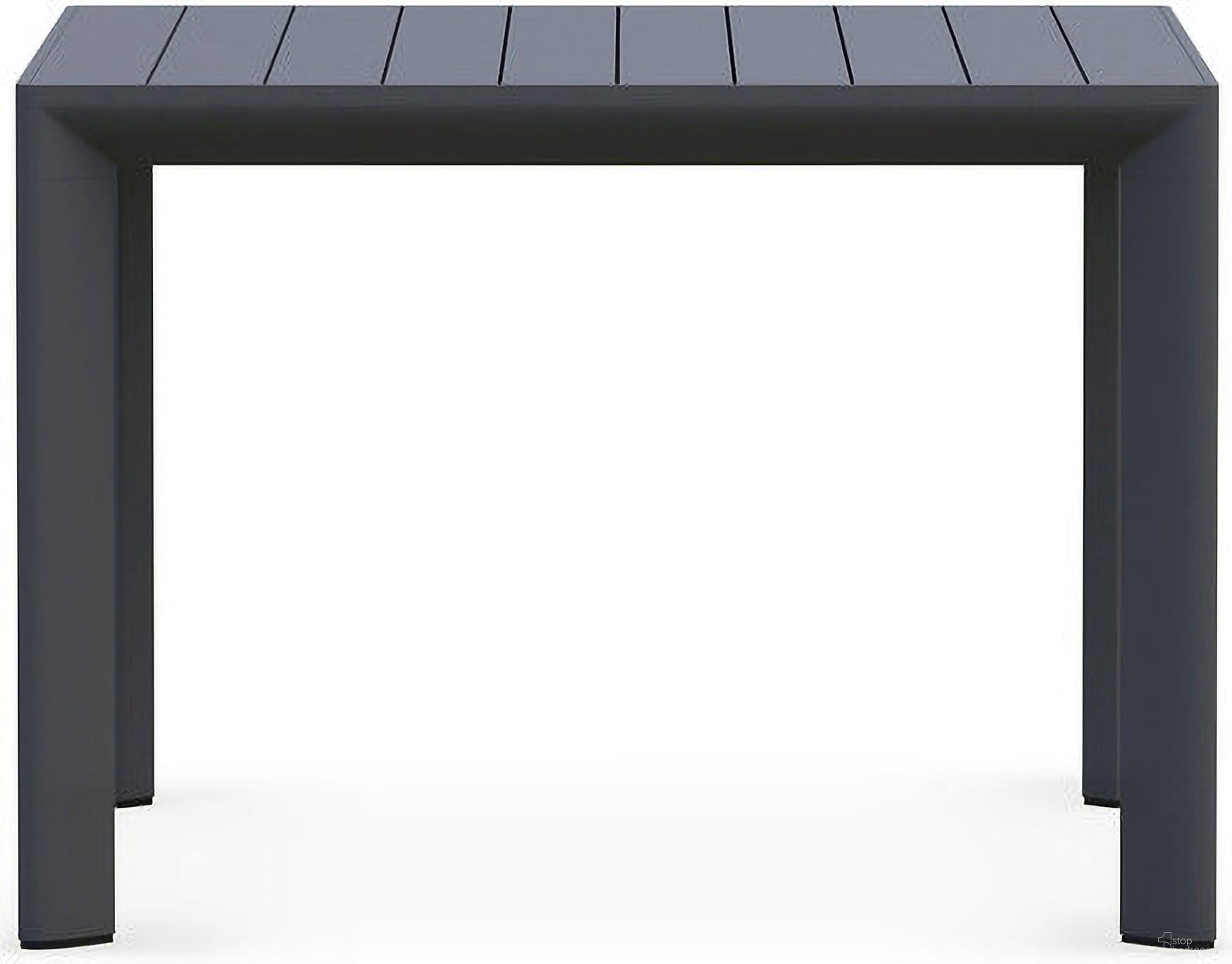 The appearance of Porto Square Dining Table In Matte Charcoal designed by Azzurro Living in the modern / contemporary interior design. This matte charcoal piece of furniture was selected by 1StopBedrooms from Porto Collection to add a touch of cosiness and style into your home. Sku: POR-A16DTS. Table Base Style: Legs. Table Top Shape: Square. Material: Aluminum. Size: 43".