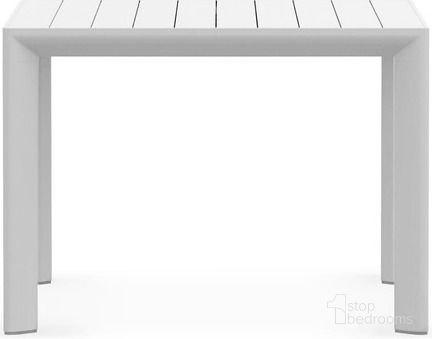 The appearance of Porto Square Dining Table In Matte White designed by Azzurro Living in the modern / contemporary interior design. This matte white piece of furniture was selected by 1StopBedrooms from Porto Collection to add a touch of cosiness and style into your home. Sku: POR-A17DTS. Table Base Style: Legs. Table Top Shape: Square. Material: Aluminum. Size: 43".