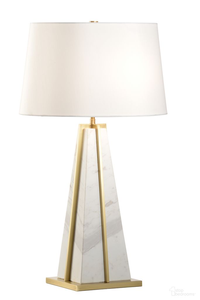 The appearance of Portofino Lamp In White and Cream designed by Wildwood in the modern / contemporary interior design. This white/cream piece of furniture was selected by 1StopBedrooms from Wildwood Collection to add a touch of cosiness and style into your home. Sku: 61228. Material: Marble.
