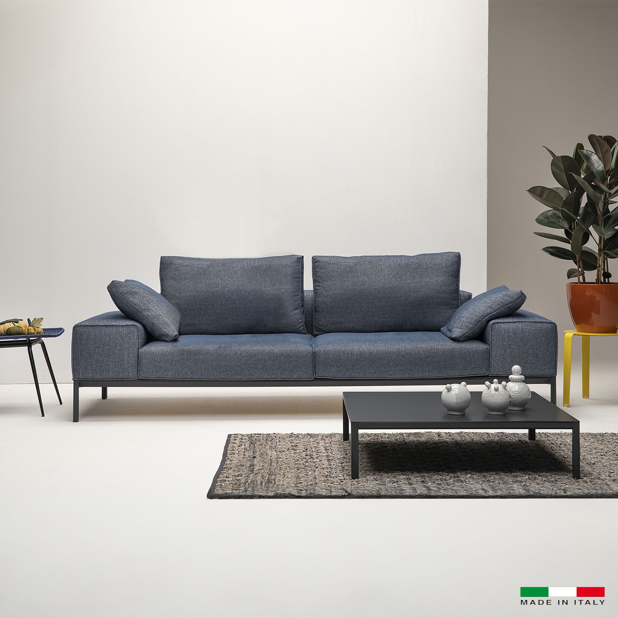 The appearance of Portofino Sofa In Blue designed by Bellini Modern Living in the modern / contemporary interior design. This blue piece of furniture was selected by 1StopBedrooms from Portofino Collection to add a touch of cosiness and style into your home. Sku: Portofino S BLU.