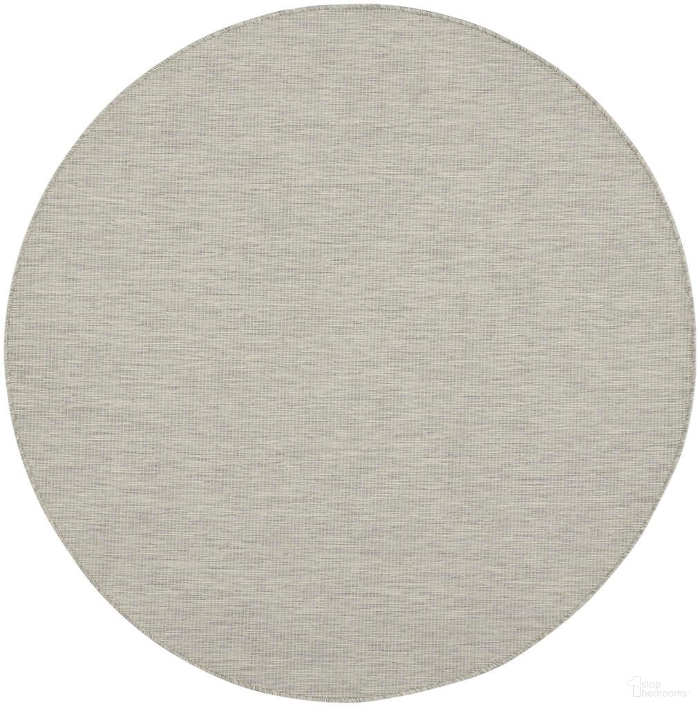 The appearance of Positano 6' x 6' Round Rug In Light Grey designed by Nourison in the modern / contemporary interior design. This light grey piece of furniture  was selected by 1StopBedrooms from Positano Collection to add a touch of cosiness and style into your home. Sku: 99446791306. Material: Polypropylene.