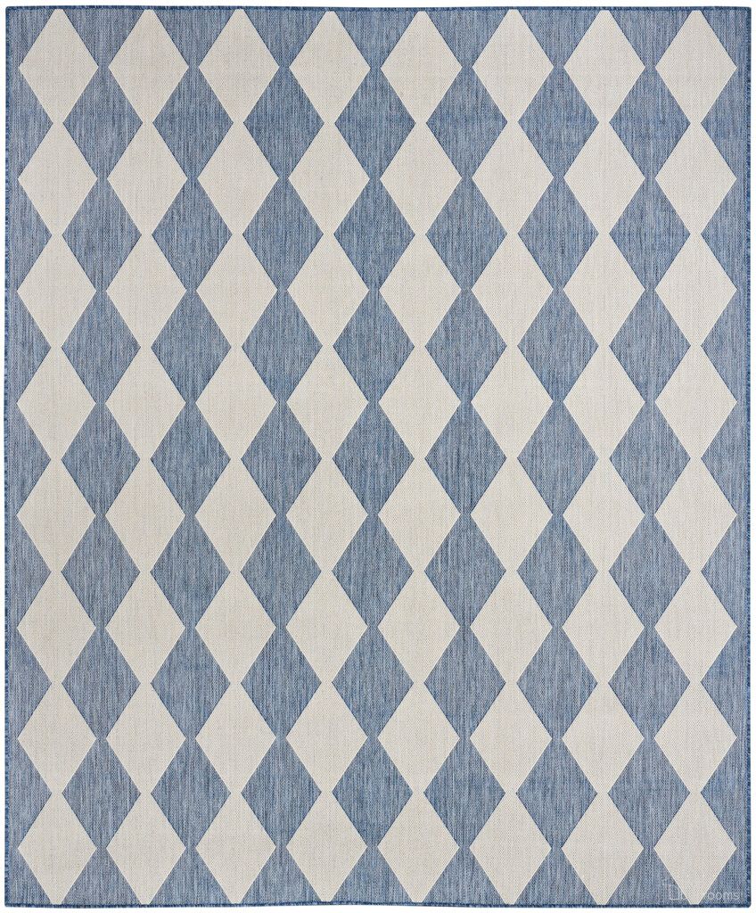 Positano Modern 10' x 14' Rug In Navy Blue