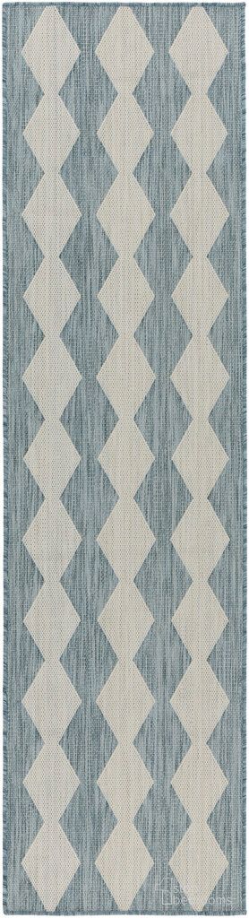 The appearance of Positano Modern 2'2" x 10' Modern Rug In Aqua designed by Nourison in the modern / contemporary interior design. This aqua piece of furniture was selected by 1StopBedrooms from Positano Collection to add a touch of cosiness and style into your home. Sku: 841491146675. Material: Polyester.