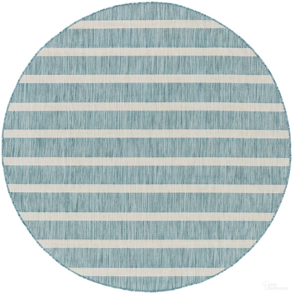 The appearance of Positano Modern 6' x 6' Rug In Ivory and Aqua designed by Nourison in the modern / contemporary interior design. This ivory and aqua piece of furniture was selected by 1StopBedrooms from Positano Collection to add a touch of cosiness and style into your home. Sku: 841491146347. Material: Polyester.