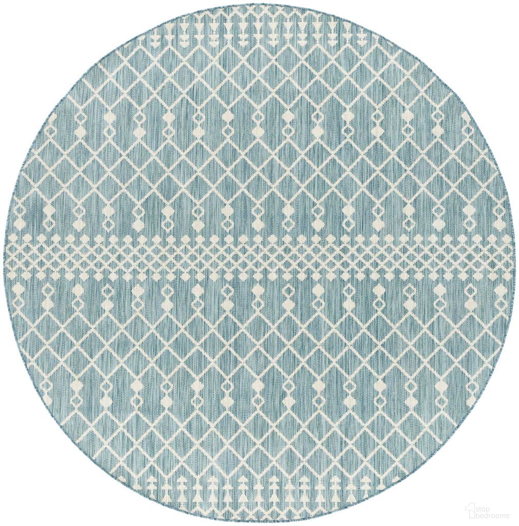 The appearance of Positano Round Modern 8' x 8' Modern Rug In Aqua designed by Nourison in the modern / contemporary interior design. This aqua piece of furniture was selected by 1StopBedrooms from Positano Collection to add a touch of cosiness and style into your home. Sku: 841491146071. Material: Polyester.