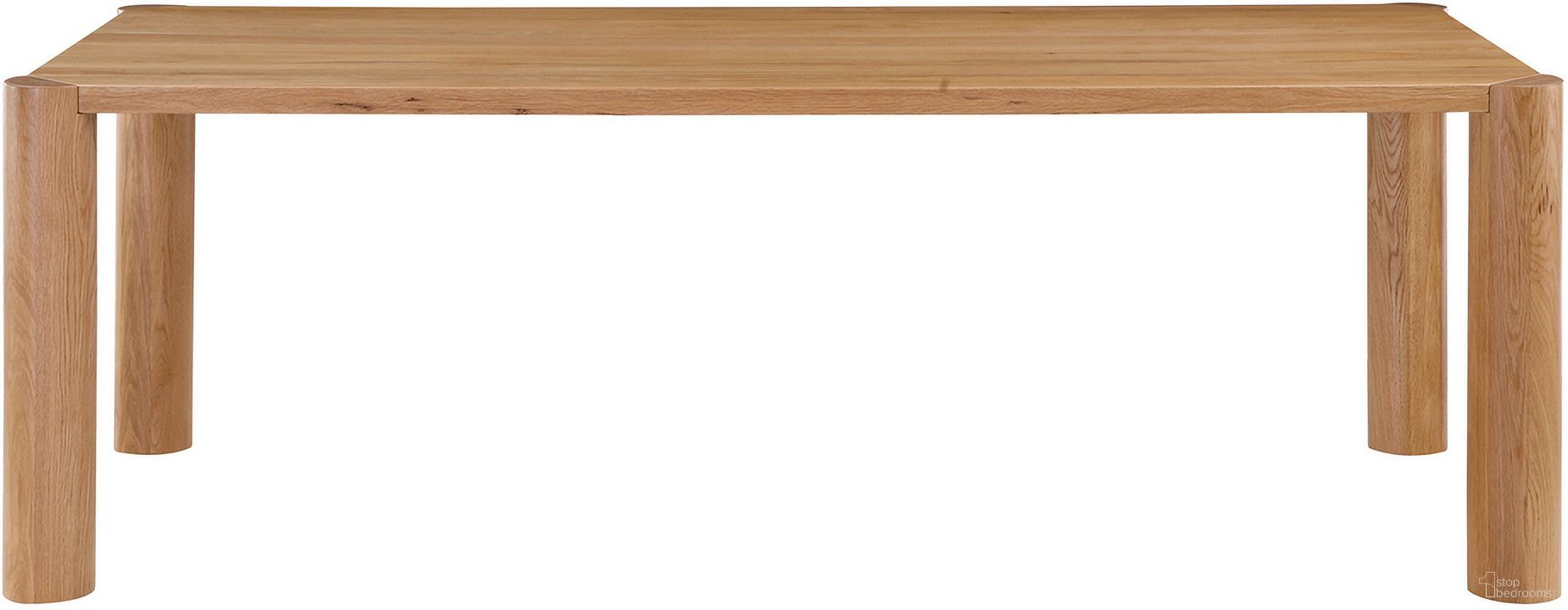 The appearance of Post Small Dining Table In White designed by Moes Home in the modern / contemporary interior design. This white piece of furniture  was selected by 1StopBedrooms from Post Collection to add a touch of cosiness and style into your home. Sku: BC-1111-18-0. Table Base Style: Legs. Material: Wood. Table Top Shape: Rectangular. Size: 36" x 76".