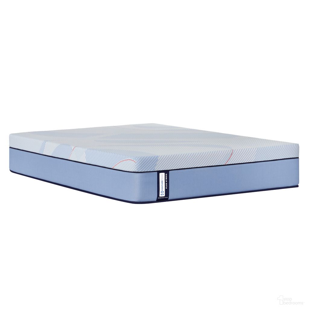 Posturepedic Plus Glenshaw 13 Inch Soft Tight Top California Twin Hybrid Mattress and 9 Inch Foundation