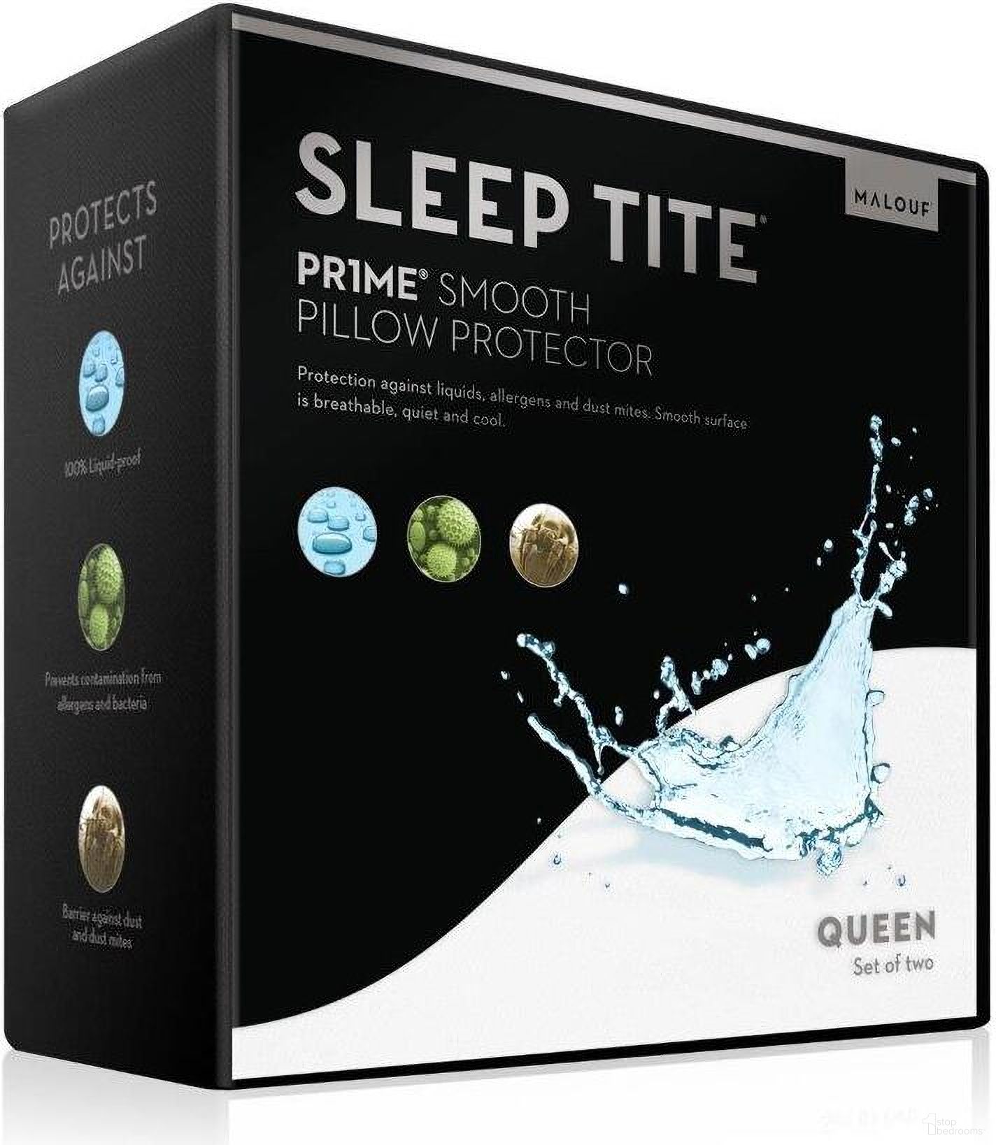 The appearance of Pr1me Smooth King Pillow Protector designed by Malouf in the modern / contemporary interior design. This white piece of furniture  was selected by 1StopBedrooms from Pr1Me Smooth Collection to add a touch of cosiness and style into your home. Sku: SL0PKKPP. Material: Fabric. Bed Size: King. Mattress Size: King.