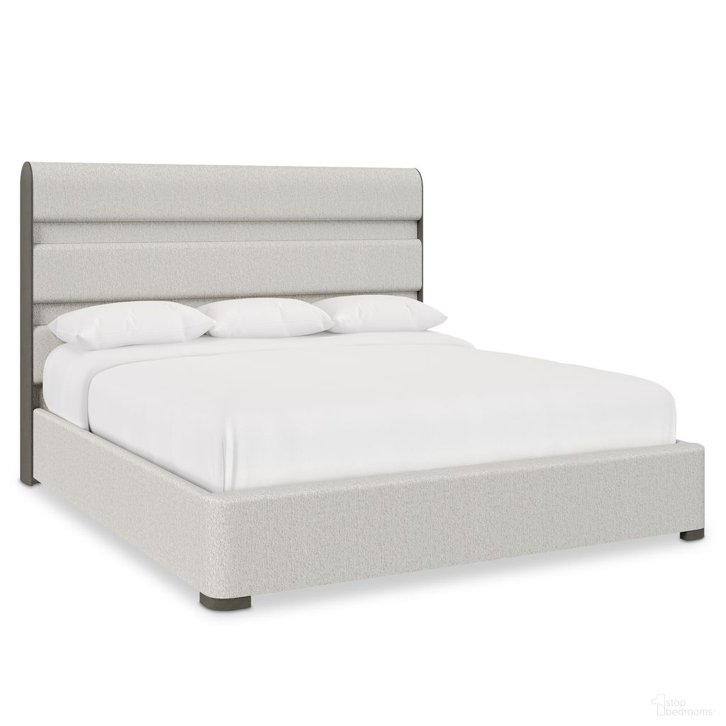 The appearance of Prado California King Panel Bed In Beige designed by Bernhardt in the transitional interior design. This beige piece of furniture was selected by 1StopBedrooms from Prado Collection to add a touch of cosiness and style into your home. Sku: 324FR2B;324H02B. Bed Type: Panel Bed. Material: Fabric. Bed Size: California King.