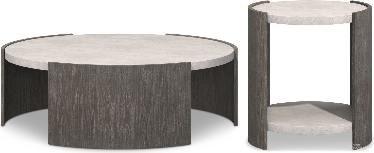 The appearance of Prado Occasional Table Set designed by Bernhardt in the modern / contemporary interior design. This porcini/buff piece of furniture was selected by 1StopBedrooms from Prado Collection to add a touch of cosiness and style into your home. Sku: 324016B;324126B. Material: Wood.