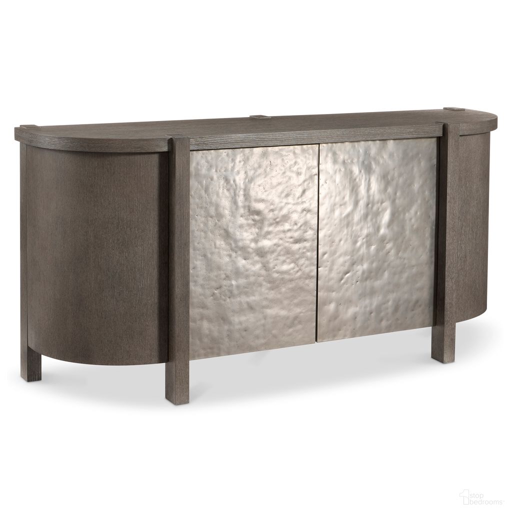 The appearance of Prado Sideboard designed by Bernhardt in the modern / contemporary interior design. This porcini/bright graphite piece of furniture was selected by 1StopBedrooms from Prado Collection to add a touch of cosiness and style into your home. Sku: 324131B. Material: Metal.