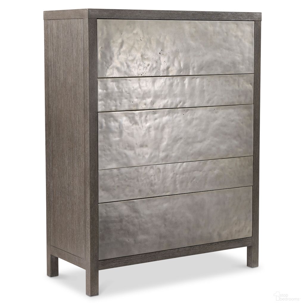 The appearance of Prado Tall Drawer Chest designed by Bernhardt in the modern / contemporary interior design. This porcini/bright graphite piece of furniture was selected by 1StopBedrooms from Prado Collection to add a touch of cosiness and style into your home. Sku: 324118B. Material: Wood.