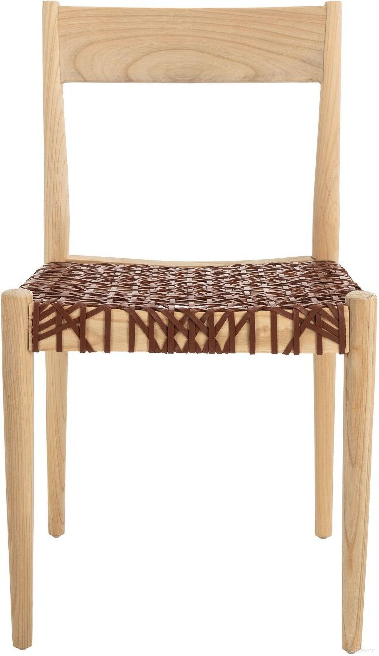 The appearance of Pranit Dining Chair Set of 2 in Cognac designed by Safavieh in the modern / contemporary interior design. This cognac piece of furniture  was selected by 1StopBedrooms from Pranit Collection to add a touch of cosiness and style into your home. Sku: DCH1200B-SET2. Material: Wood. Chair Type: Side Chair.