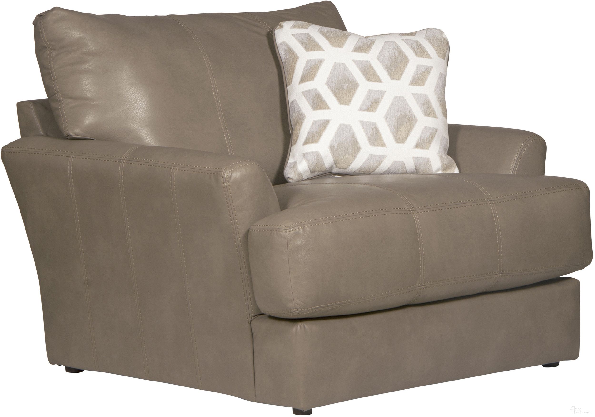 The appearance of Prato Italian Top Grain Leather Match Chair In Putty designed by Jackson in the traditional interior design. This putty piece of furniture was selected by 1StopBedrooms from Prato Collection to add a touch of cosiness and style into your home. Sku: 248201127356307356. Material: Leather.