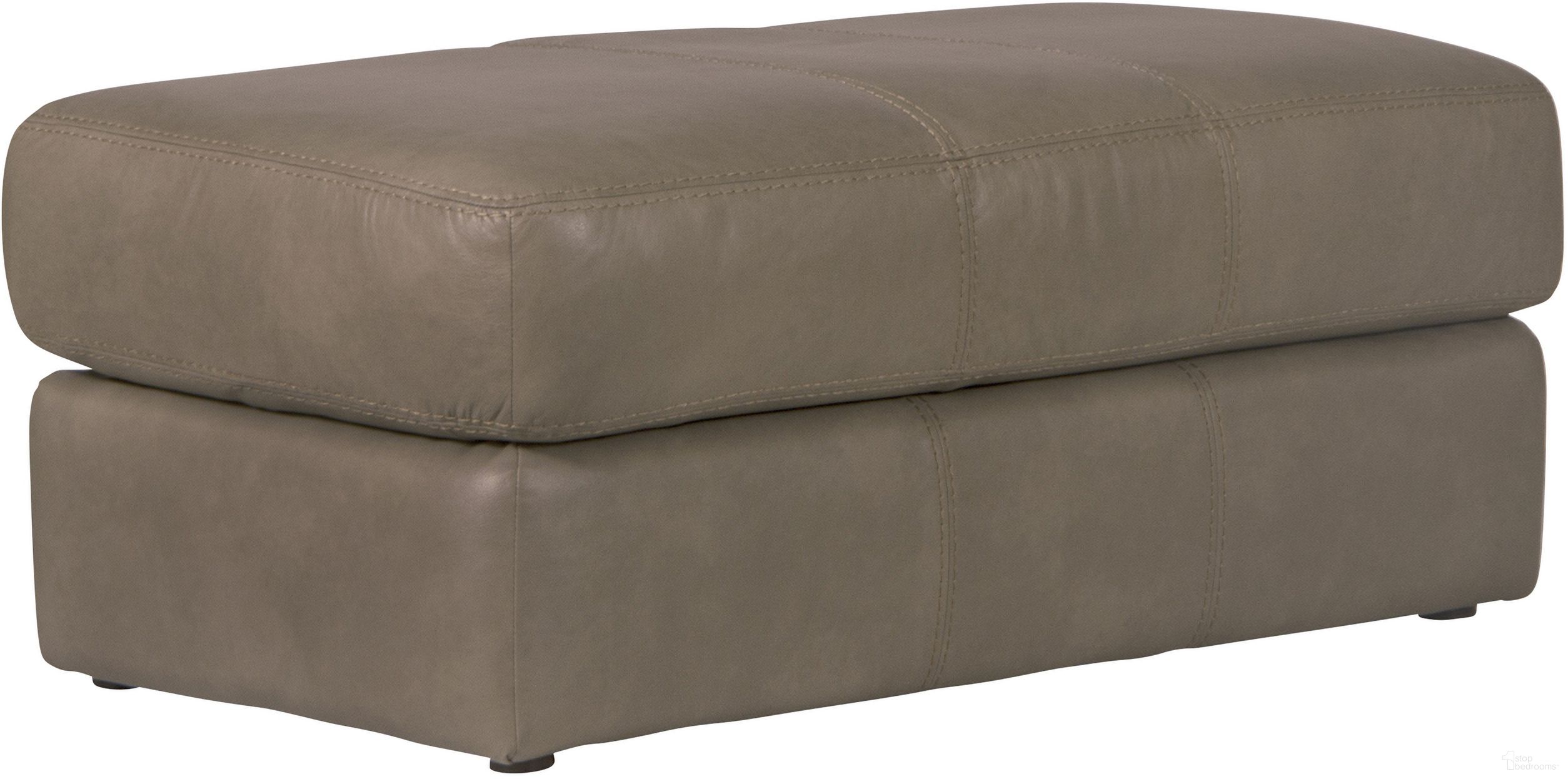 The appearance of Prato Italian Top Grain Leather Match Ottoman In Putty designed by Jackson in the traditional interior design. This putty piece of furniture was selected by 1StopBedrooms from Prato Collection to add a touch of cosiness and style into your home. Sku: 248210127356307356. Material: Leather.