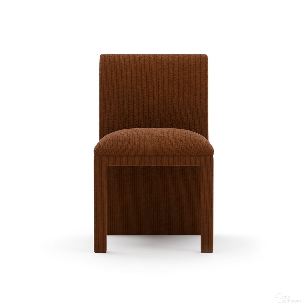 The appearance of Precipice Upholstered Dining Chair In Brown designed by Caracole in the modern / contemporary interior design. This brown piece of furniture  was selected by 1StopBedrooms from Precipice Collection to add a touch of cosiness and style into your home. Sku: CLA-425V-291A. Material: Hardwood. Chair Type: Side Chair.