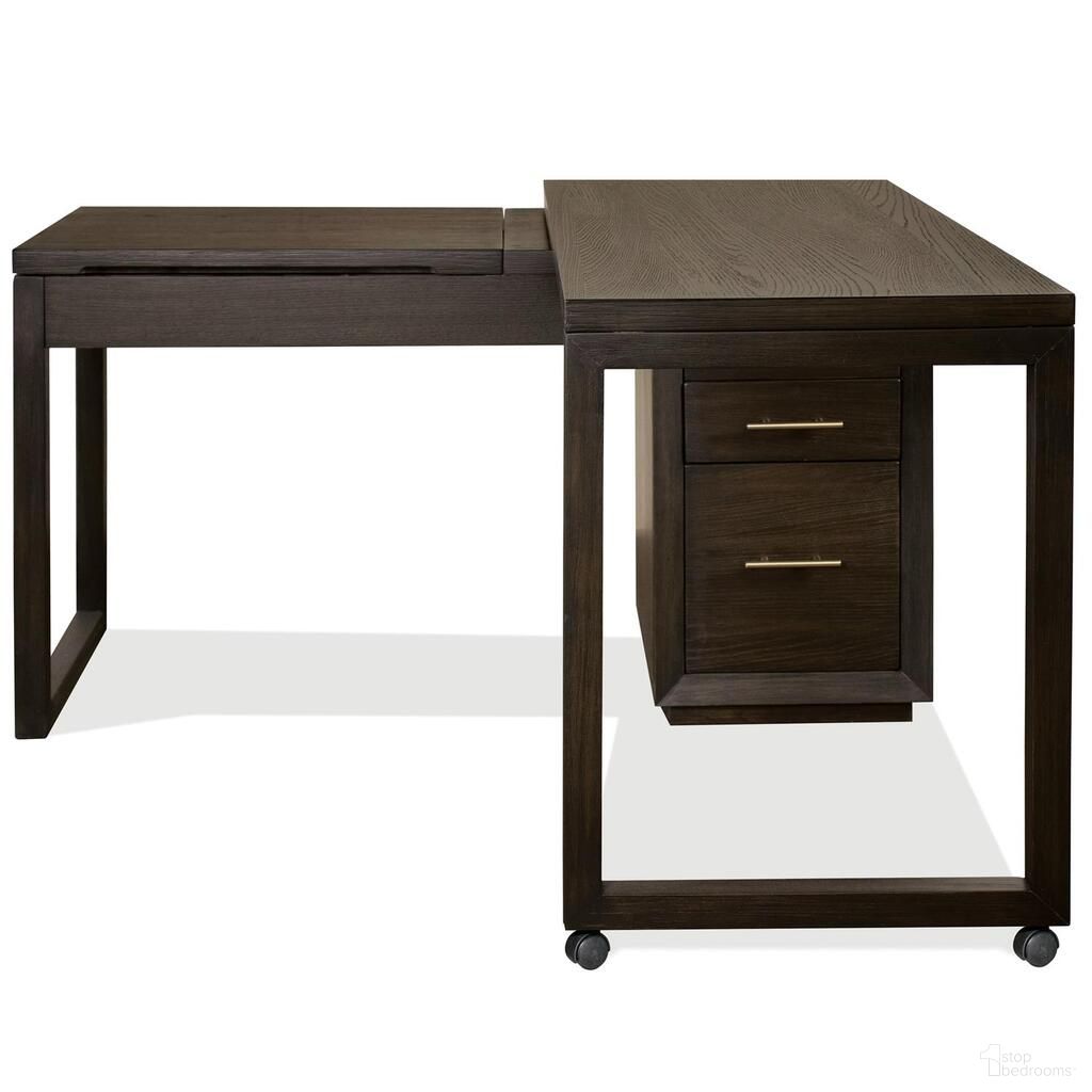 The appearance of Prelude Swivel Lift Top L-desk In Umber designed by Riverside Furniture in the modern / contemporary interior design. This umber piece of furniture was selected by 1StopBedrooms from Prelude Collection to add a touch of cosiness and style into your home. Sku: 23932.