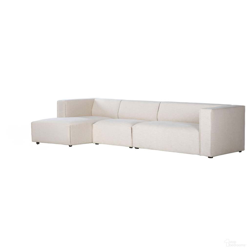 The appearance of Premium Left Modular Sectional In Pebble and Black designed by LH Imports in the modern / contemporary interior design. This pebble/black piece of furniture was selected by 1StopBedrooms from Premium Collection to add a touch of cosiness and style into your home. Sku: PRE047S-LHF. Material: Polyester.