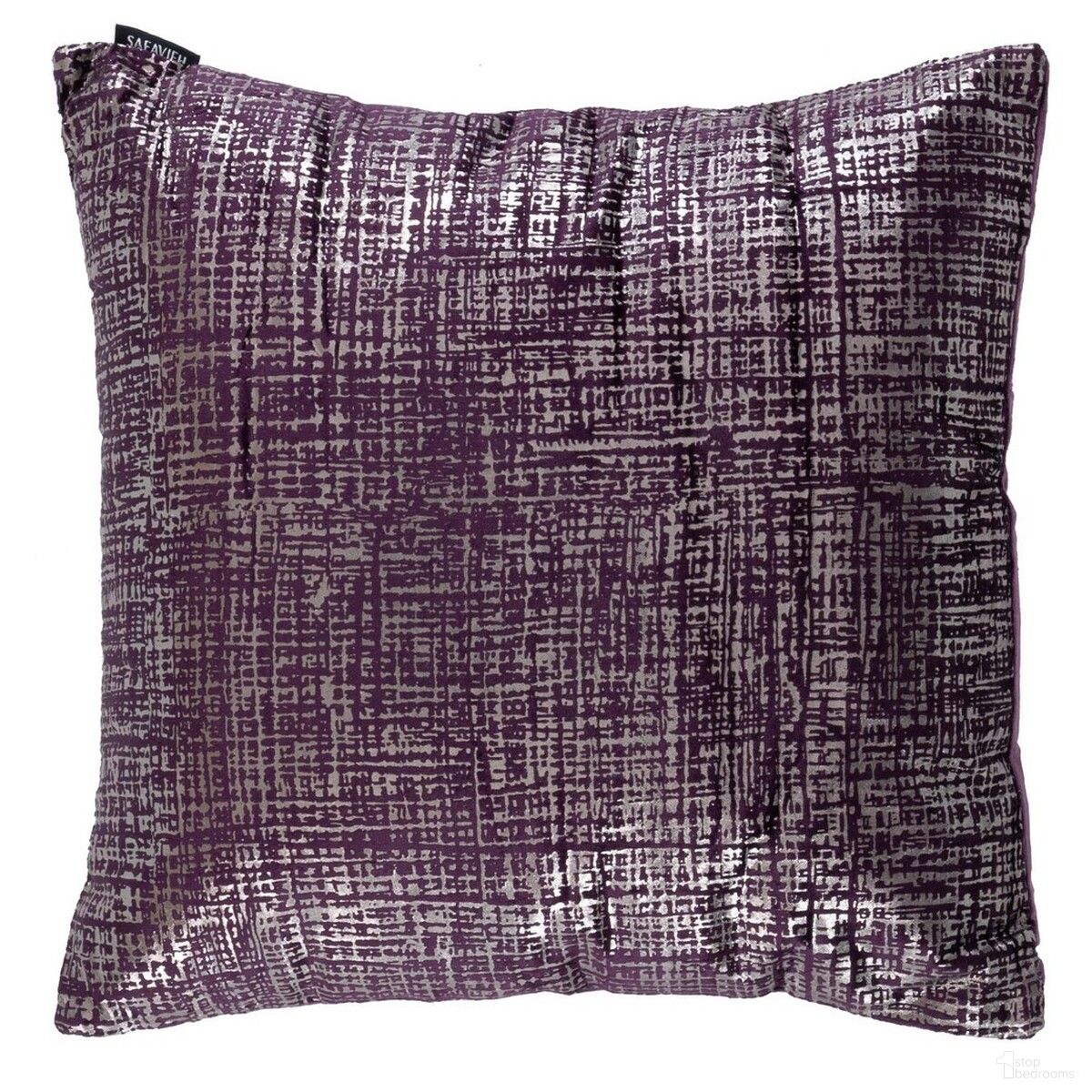 Prenlia Pillow in Purple and Silver