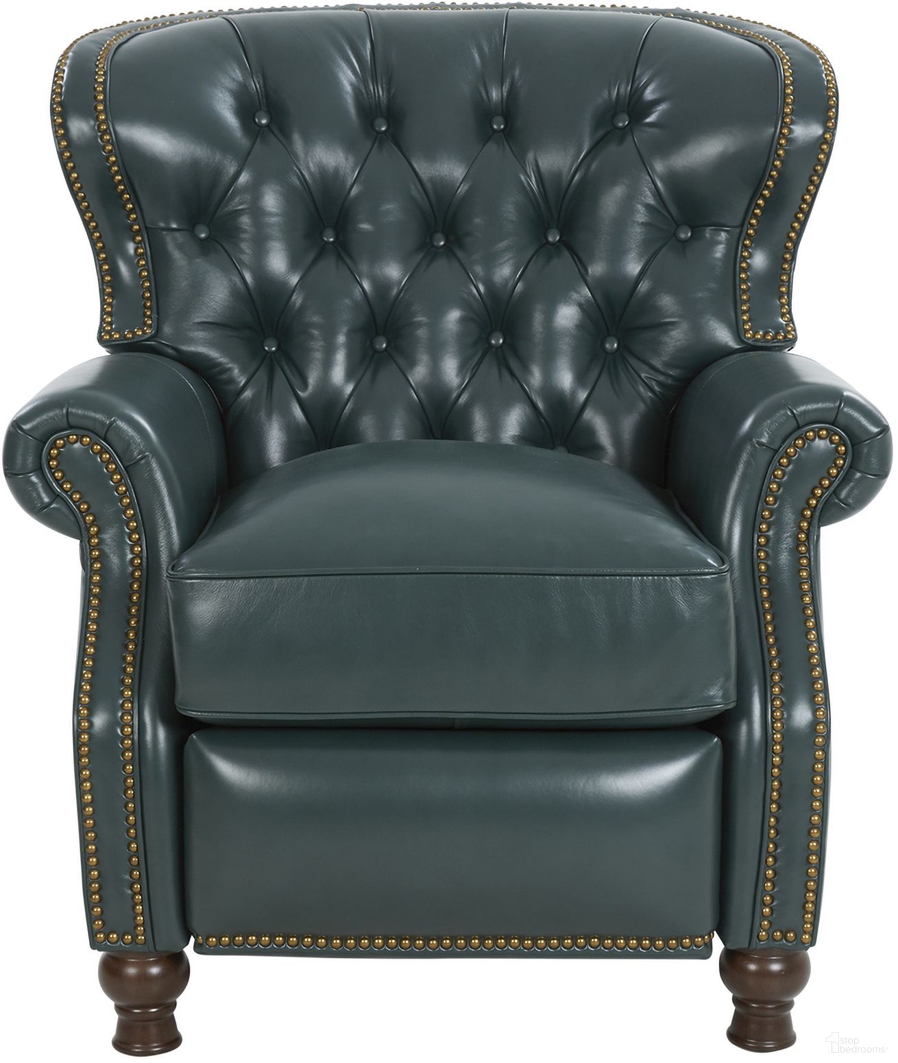 The appearance of Presidential Recliner In Emerald designed by BarcaLounger in the modern / contemporary interior design. This emerald piece of furniture  was selected by 1StopBedrooms from Presidential Collection to add a touch of cosiness and style into your home. Sku: 74148571628. Material: Leather.