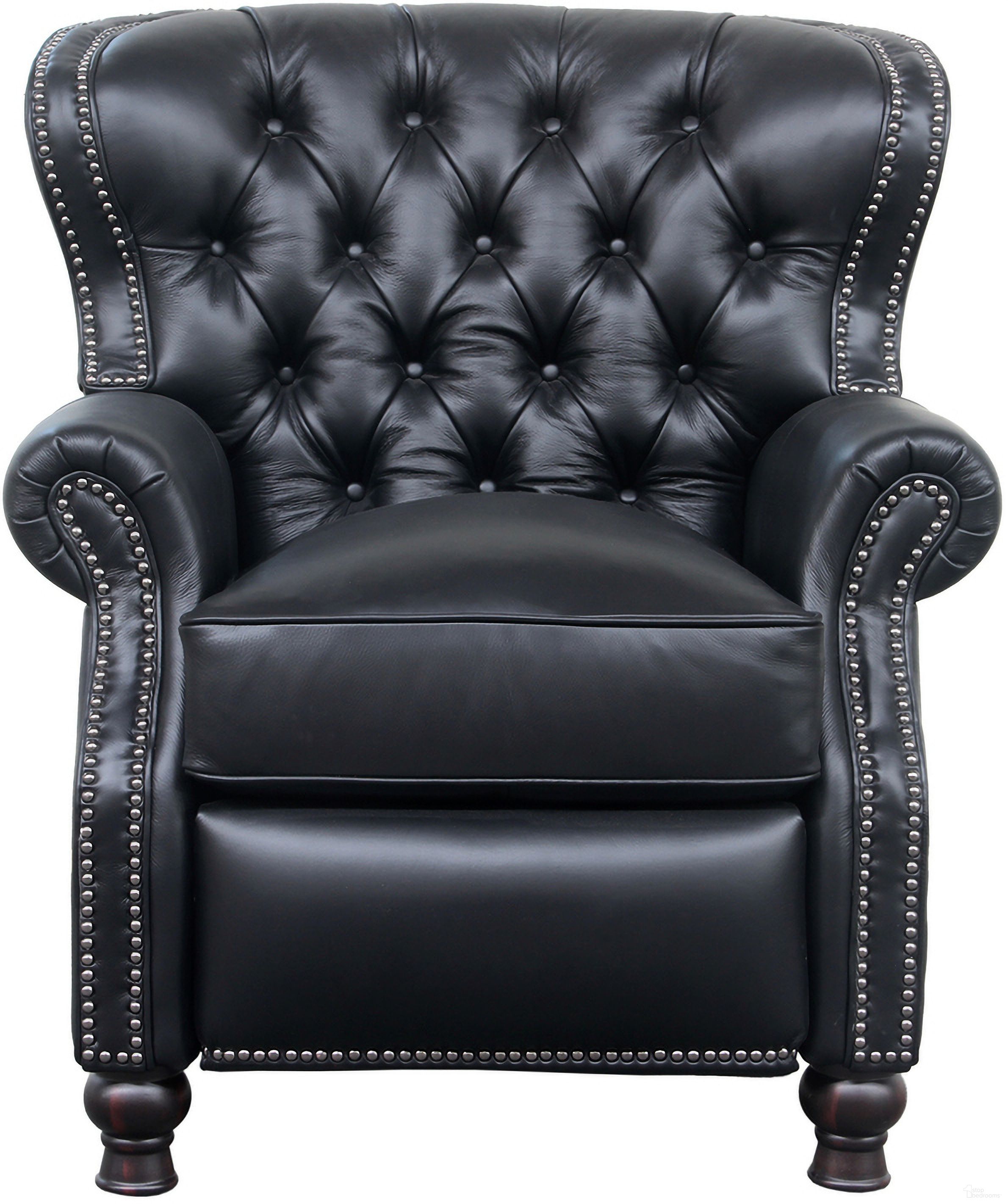 The appearance of Presidential Recliner In Onyx designed by BarcaLounger in the traditional interior design. This onyx piece of furniture was selected by 1StopBedrooms from Presidential Collection to add a touch of cosiness and style into your home. Sku: 74148570299. Material: Leather.