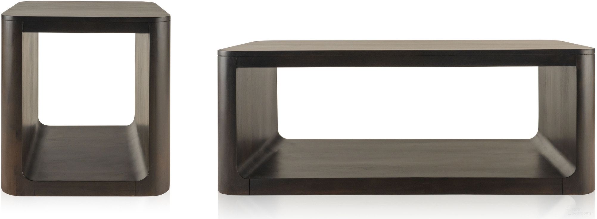 Presley Occasional Table Set In Brown