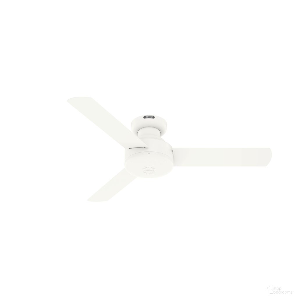 Presto 44 Inch Low Profile Ceiling Fan and Wall Control In Matte White