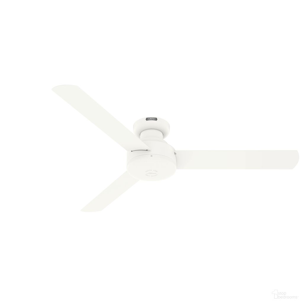 Presto 52 Inch Low Profile Ceiling Fan and Wall Control In Matte White