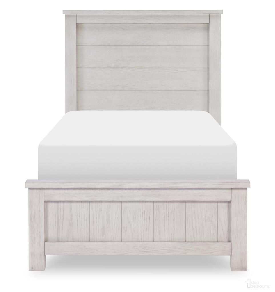 The appearance of Preston Complete Twin Panel Bed In Bleached Linen designed by Legacy Classic in the transitional interior design. This bleached linen piece of furniture  was selected by 1StopBedrooms from Preston Collection to add a touch of cosiness and style into your home. Sku: 3861-4103;3861-4113;3861-4900. Bed Type: Panel Bed. Bed Size: Twin. Material: Solid Hardwood.