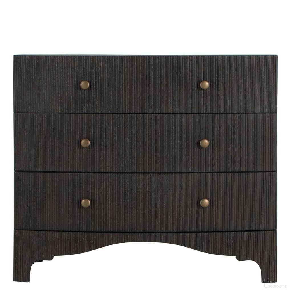 The appearance of Princeton Chest In Cerused Forest Black and Brushed Bronze designed by Gabby in the transitional interior design. This cerused forest black/brushed bronze piece of furniture was selected by 1StopBedrooms from Princeton Collection to add a touch of cosiness and style into your home. Sku: SCH-175602. Material: Mindi Veneer.