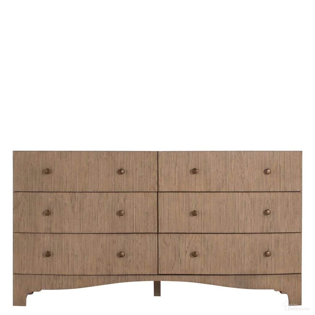 The appearance of Princeton Dresser In Blonde Natural and Brushed Bronze designed by Gabby in the transitional interior design. This blonde natural/brushed bronze piece of furniture was selected by 1StopBedrooms from Princeton Collection to add a touch of cosiness and style into your home. Sku: SCH-175632. Material: Mindi Veneer.