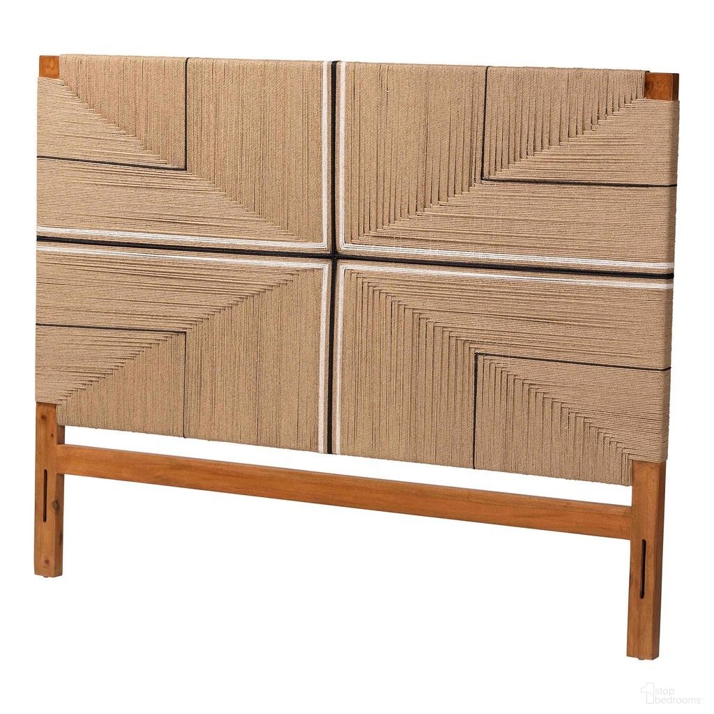 The appearance of Prita Paper Loom King Headboard with Wood Frame In Natural Brown designed by Baxton Studio in the bohemian interior design. This natural brown piece of furniture was selected by 1StopBedrooms from Prita Collection to add a touch of cosiness and style into your home. Sku: Madeline-Brown-HB-King. Bed Size: King. Material: Mahogany.