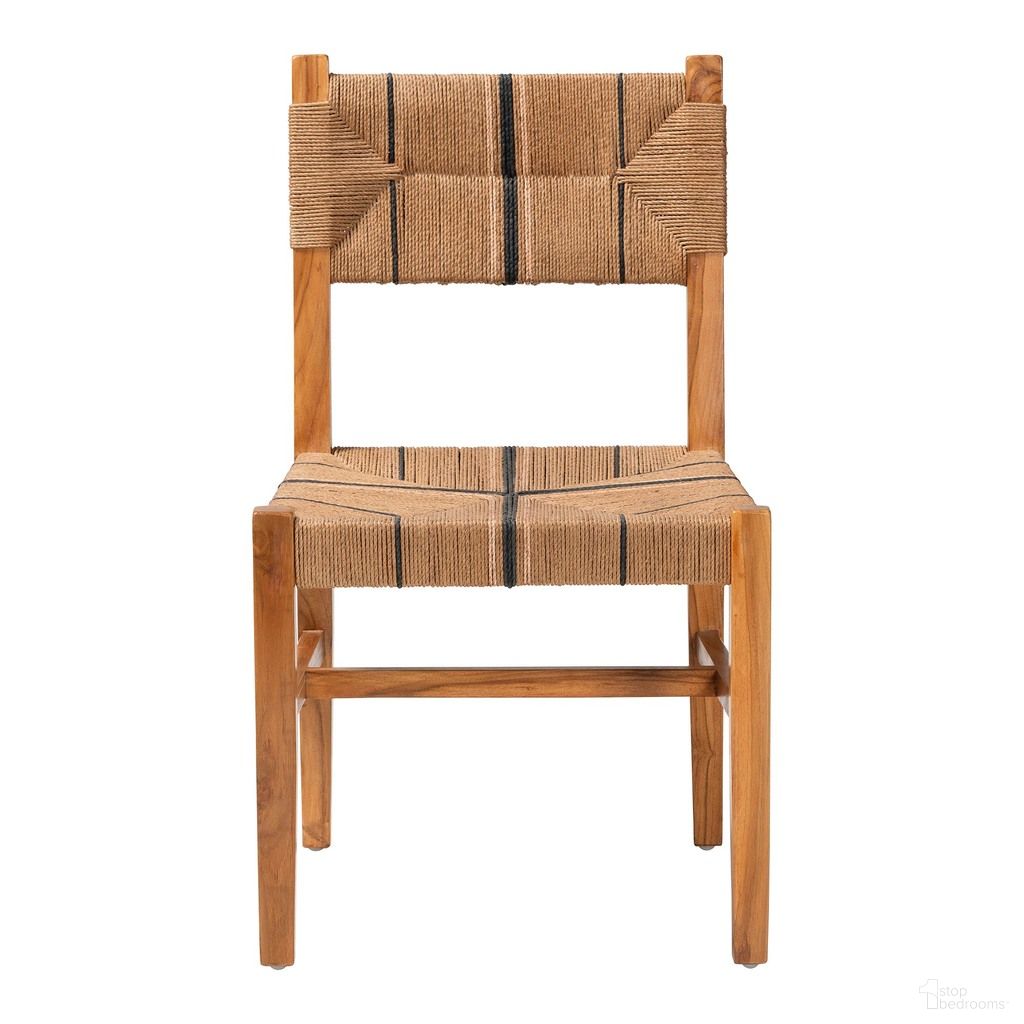 The appearance of Prita Paper Loom Mahogany Wood Dining Chair In Natural and Brown designed by Baxton Studio in the bohemian interior design. This natural and brown piece of furniture  was selected by 1StopBedrooms from Prita Collection to add a touch of cosiness and style into your home. Sku: DCC-02-Wood/Brown-DC. Material: Mahogany. Chair Type: Side Chair.