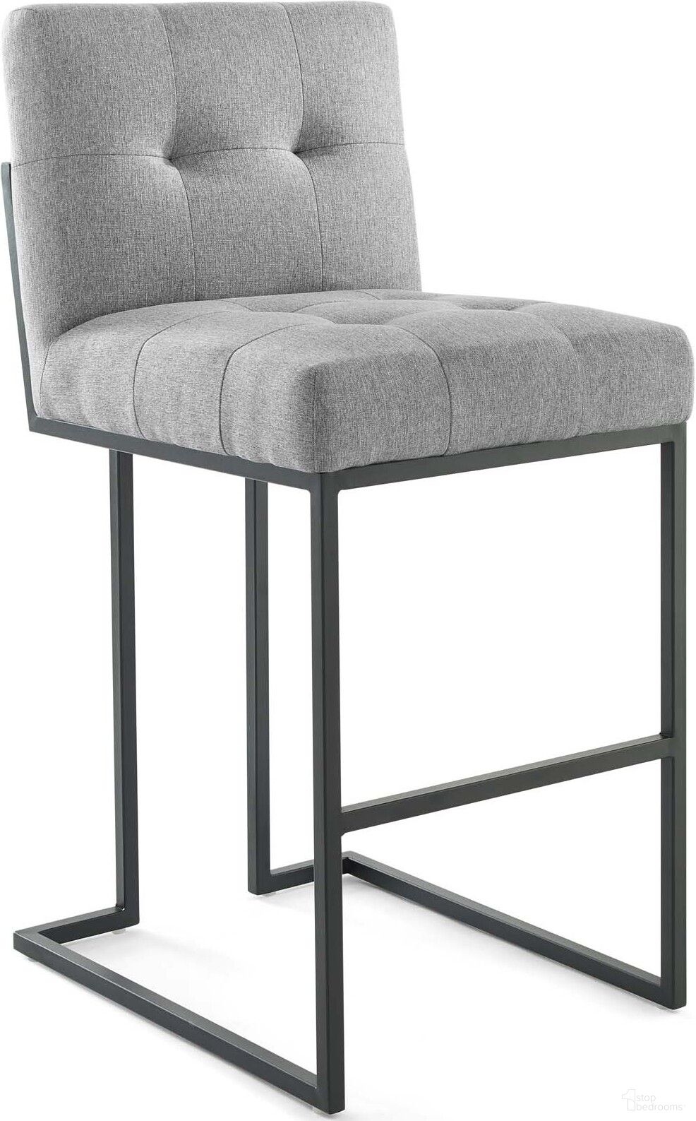 The appearance of Privy Black Light Gray Black Stainless Steel Upholstered Fabric Bar Stool designed by Modway in the modern / contemporary interior design. This black light gray piece of furniture was selected by 1StopBedrooms from Privy Collection to add a touch of cosiness and style into your home. Sku: EEI-3857-BLK-LGR. Material: Wood.