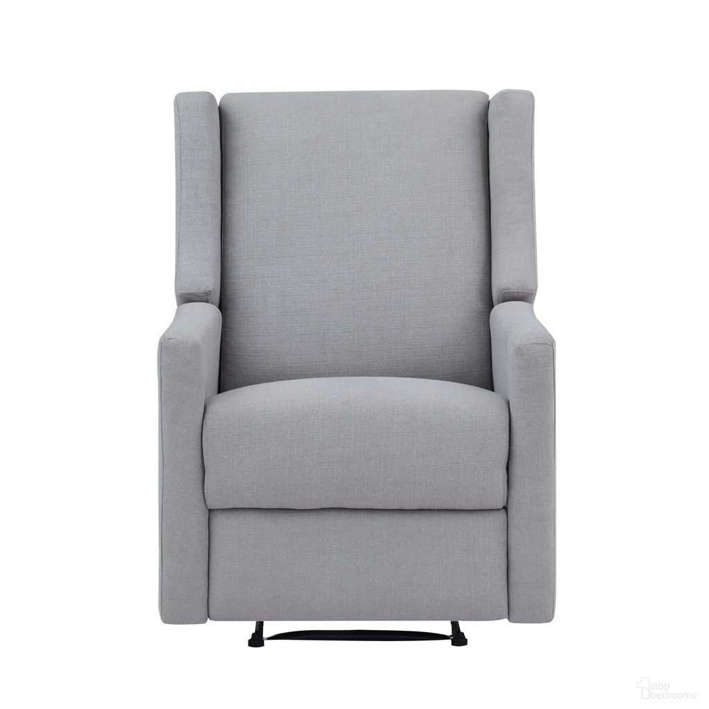 Pronto Fabric Power Recliner In Oyster Gray