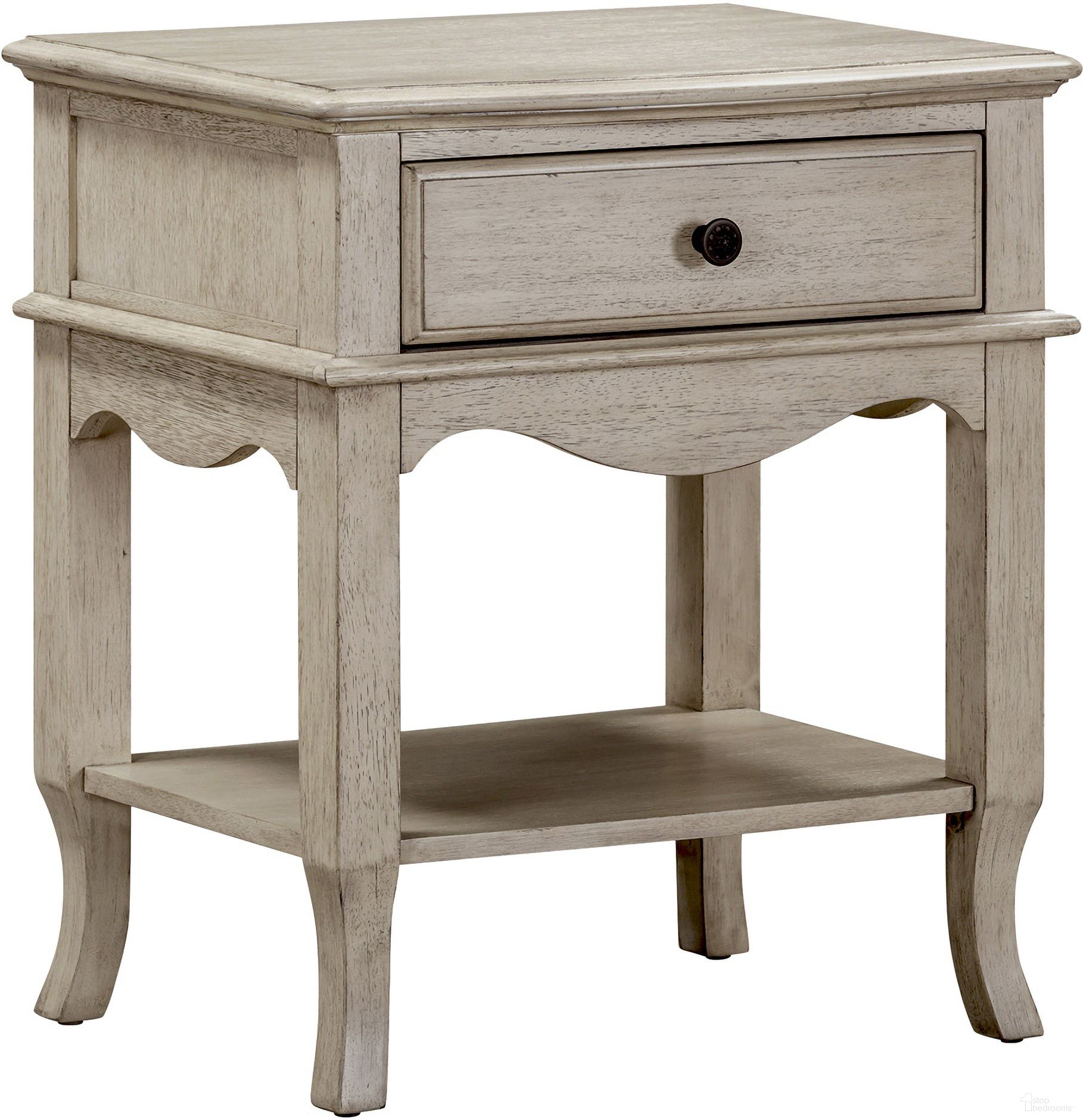 The appearance of Provence 1 Drawer Nightstand In Linen designed by Aspenhome in the traditional interior design. This linen piece of furniture was selected by 1StopBedrooms from Provence Collection to add a touch of cosiness and style into your home. Sku: I222-451-LIN-1. Material: Wood.