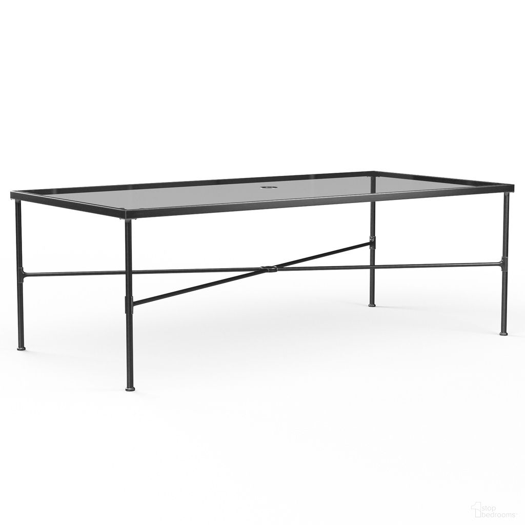 The appearance of Provence 84" Dining Table in Black designed by Sunset West in the traditional interior design. This black piece of furniture was selected by 1StopBedrooms from Provence Collection to add a touch of cosiness and style into your home. Sku: SW3201-T84. Material: Wrought Iron.