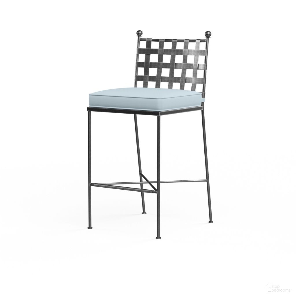 The appearance of Provence Barstool in Canvas Skyline designed by Sunset West in the traditional interior design. This canvas skyline piece of furniture was selected by 1StopBedrooms from Provence Collection to add a touch of cosiness and style into your home. Sku: SW3201-7B-14091. Material: Wrought Iron.
