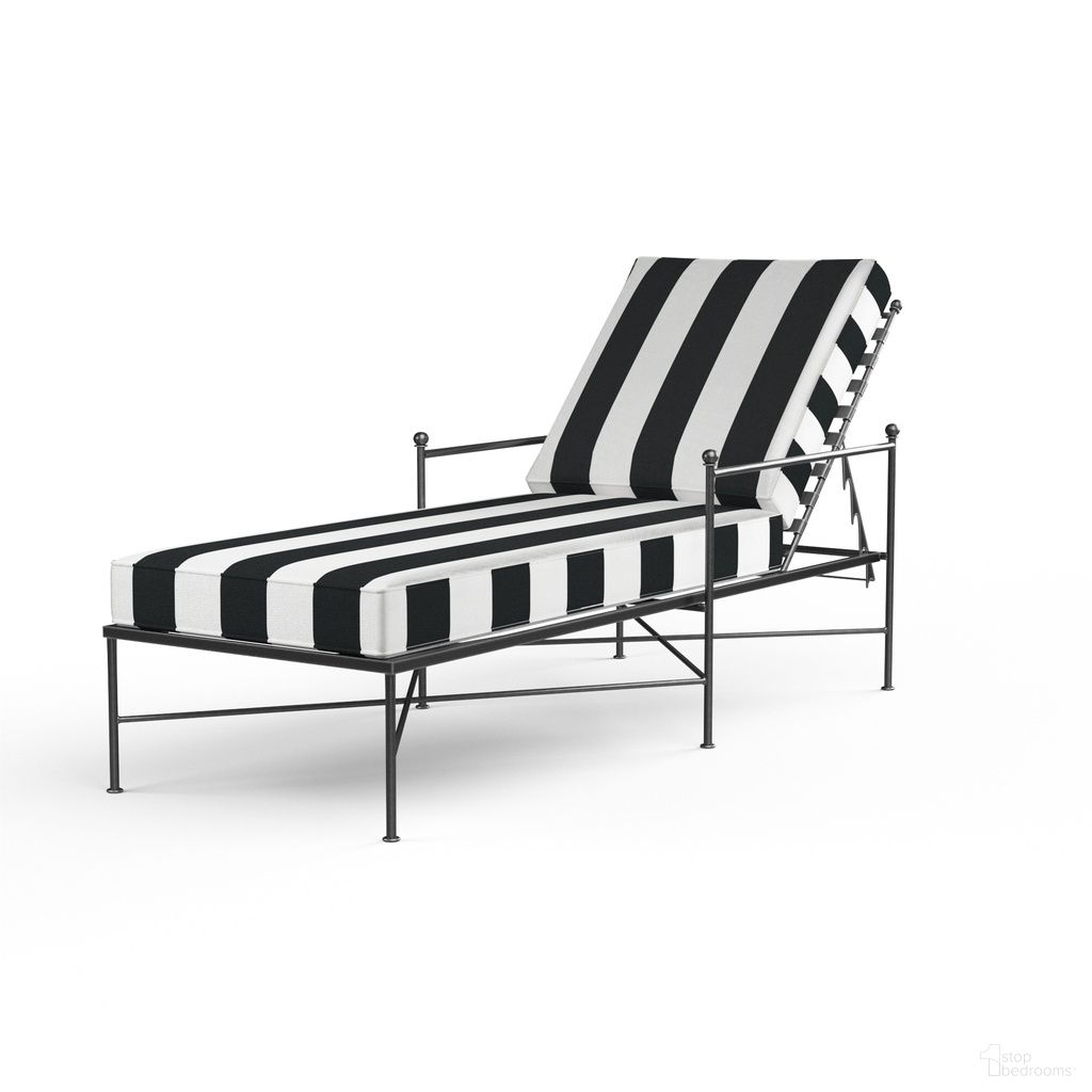 The appearance of Provence Chaise Lounge in Cabana Classic designed by Sunset West in the traditional interior design. This cabana classic piece of furniture  was selected by 1StopBedrooms from Provence Collection to add a touch of cosiness and style into your home. Sku: SW3201-9-58030. Material: Wrought Iron.