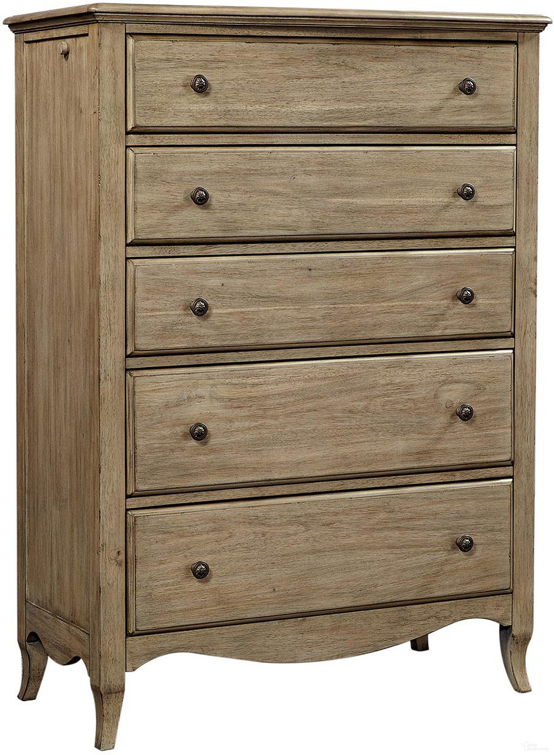 The appearance of Provence Chest In Patine designed by Aspenhome in the traditional interior design. This patine piece of furniture was selected by 1StopBedrooms from Provence Collection to add a touch of cosiness and style into your home. Sku: I222-456-1. Material: Wood.