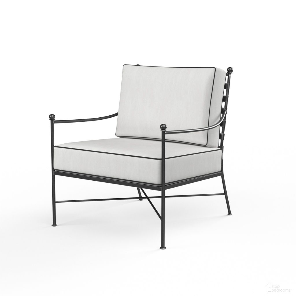 The appearance of Provence Club Chair in Canvas Natural designed by Sunset West in the traditional interior design. This canvas natural piece of furniture was selected by 1StopBedrooms from Provence Collection to add a touch of cosiness and style into your home. Sku: SW3201-21-5404. Material: Wrought Iron.