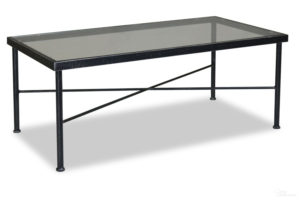The appearance of Provence Coffee Table in Black designed by Sunset West in the traditional interior design. This black piece of furniture was selected by 1StopBedrooms from Provence Collection to add a touch of cosiness and style into your home. Sku: SW3201-CT. Material: Wrought Iron.